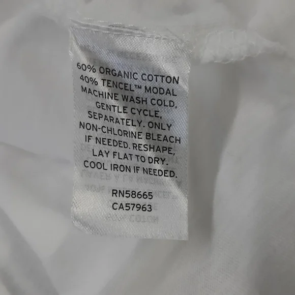 Treasure & Bond Women's Top Size XS Extra Small White Pullover Casual Blouse - Picture 6 of 6